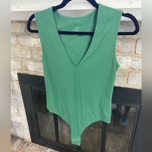 A New Day Small sleeveless green bodysuit